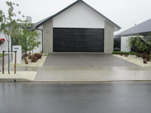 concrete driveway in christchurch